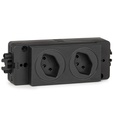 [FBLET006007] Presa multipla Svizzera a 2 scomparti