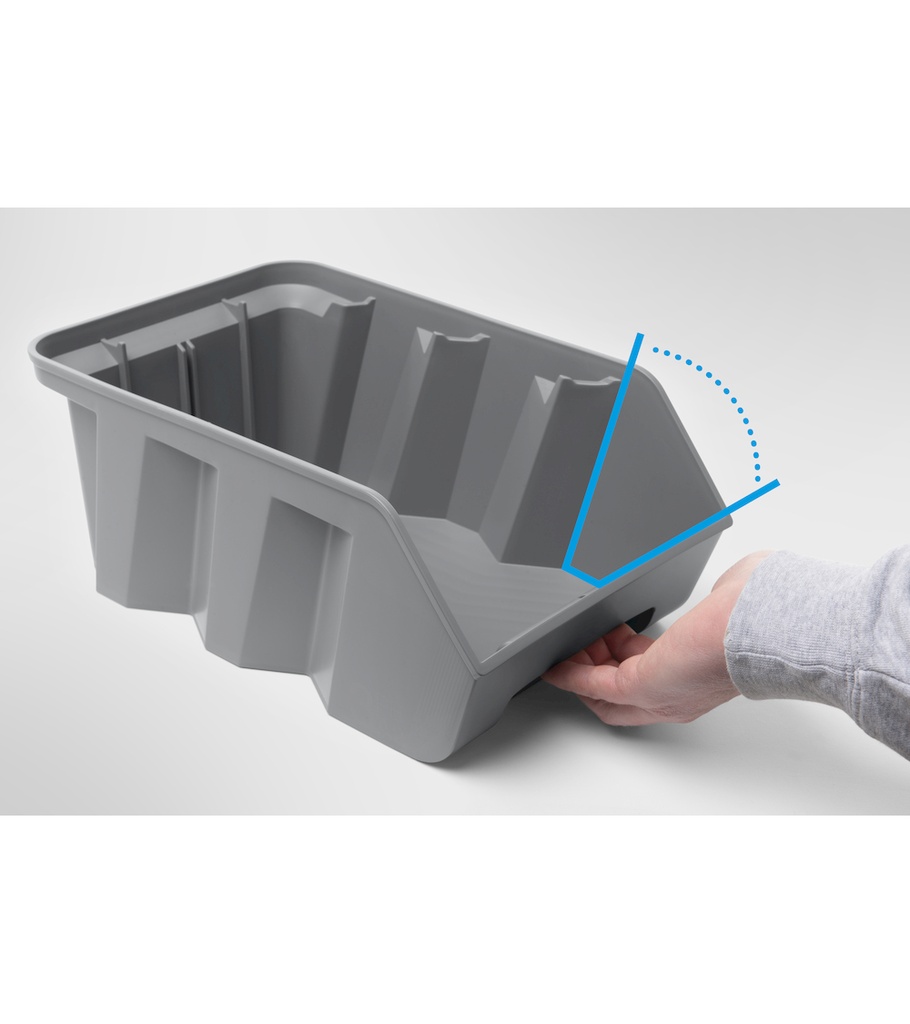 Contenitore in polipropilene Picking Box Air mis. 4A5 – Blu cielo – foto 11