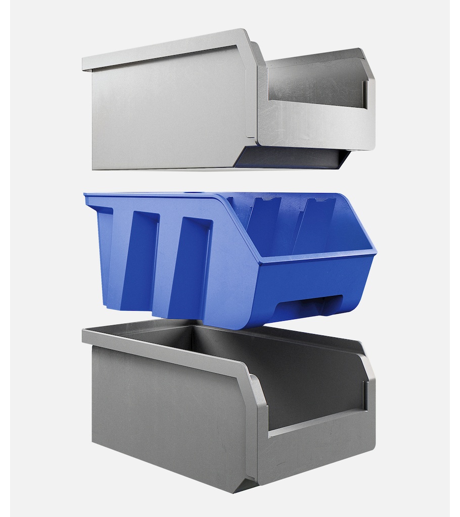 Contenitore in polipropilene Picking Box Air mis. 4A5 – Grigio tele 1 – foto 9