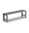 [FCP1015030001] Panchina singola a 3 doghe – 1500 × 375 × 435 mm, Grigio scuro (RAL 7000)