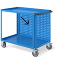 Pannello posteriore forato Clever – Blu (RAL 5012) – foto 4