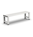 [FCP1015030008] Panchina singola a 3 doghe – 1500 × 375 × 435 mm, Grigio chiaro (RAL 7035)