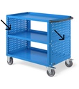 Pannello laterale forato Clever – Blu (RAL 5012) – foto 2