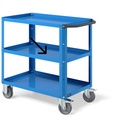 Piano aggiuntivo Clever – 810 × 510 × 35 mm, Blu (RAL 5012) – foto 2