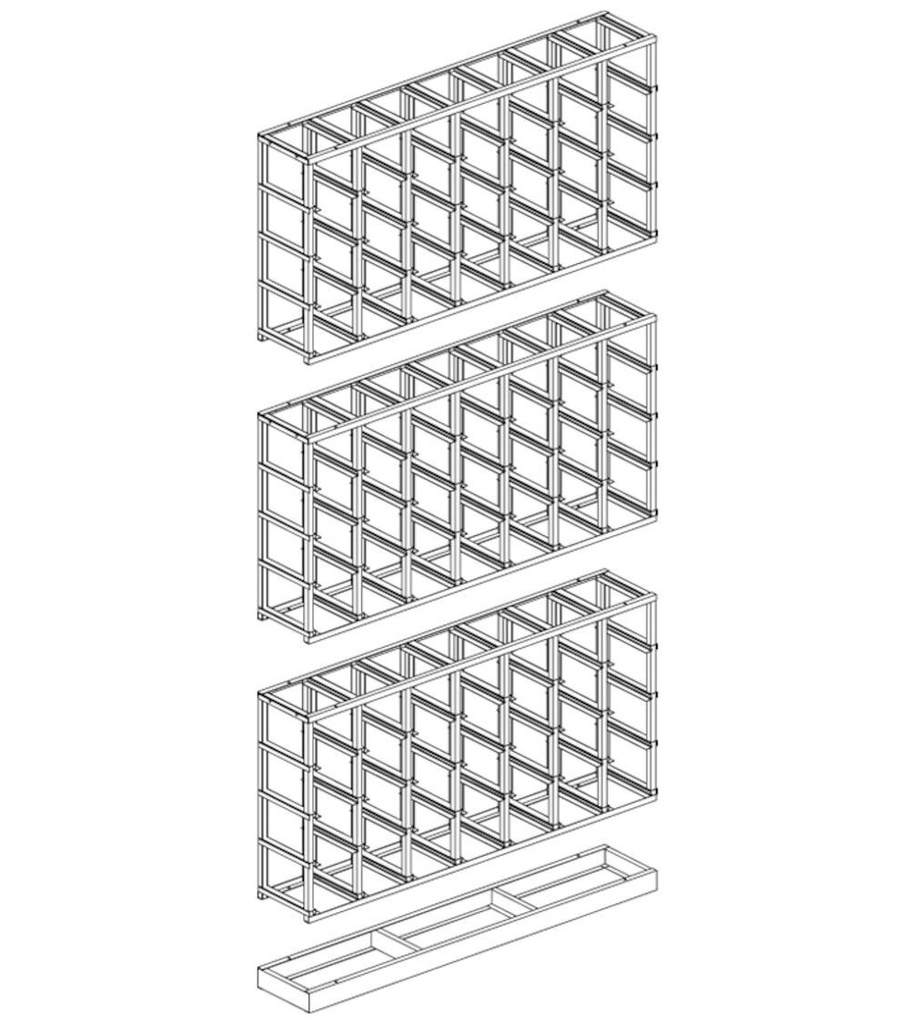 Scaffale monoblocco per minuteria con 20 contenitori Picking Box Mythos, mis.  4,  L1765  x P500 x H885 mm – foto 2