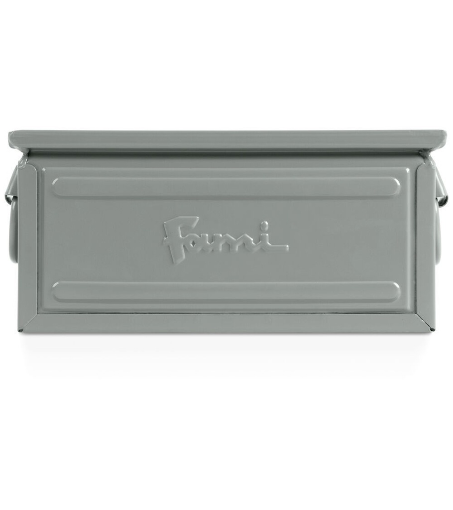 Cassetta in metallo mis. 272-3A2 – H 145 mm – Grigio scuro (RAL 7000) – foto 4