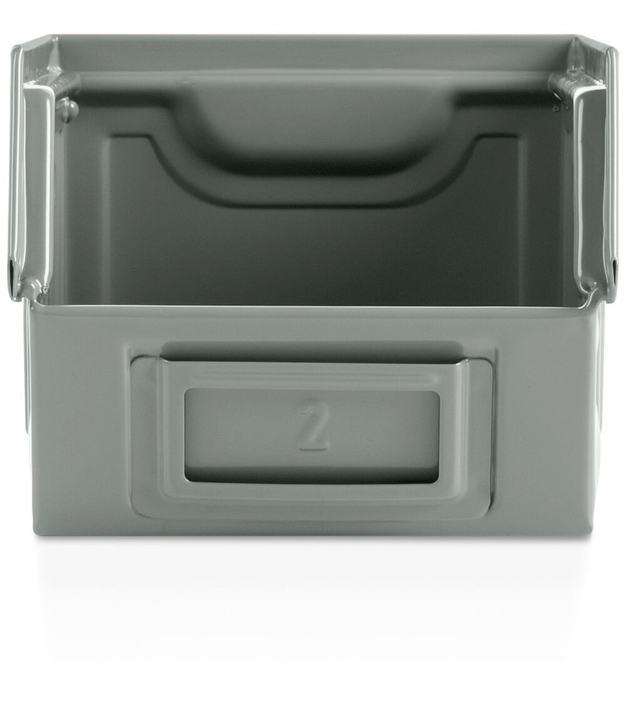 Contenitore in metallo mis. 2 – Grigio scuro (RAL 7000) – foto 2