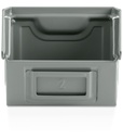 Contenitore in metallo mis. 2 – Grigio scuro (RAL 7000) – foto 2