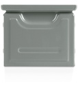 Contenitore in metallo mis. 2 – Grigio scuro (RAL 7000) – foto 3