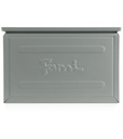 Cassetta in metallo mis. 272-4A5 – H 300 mm – Grigio scuro (RAL 7000) – foto 4
