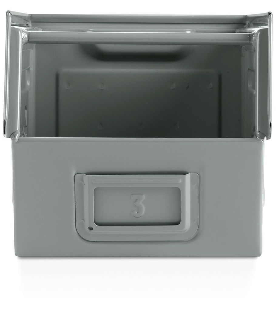 Contenitore in metallo mis. 3 – Grigio scuro (RAL 7000) – foto 2