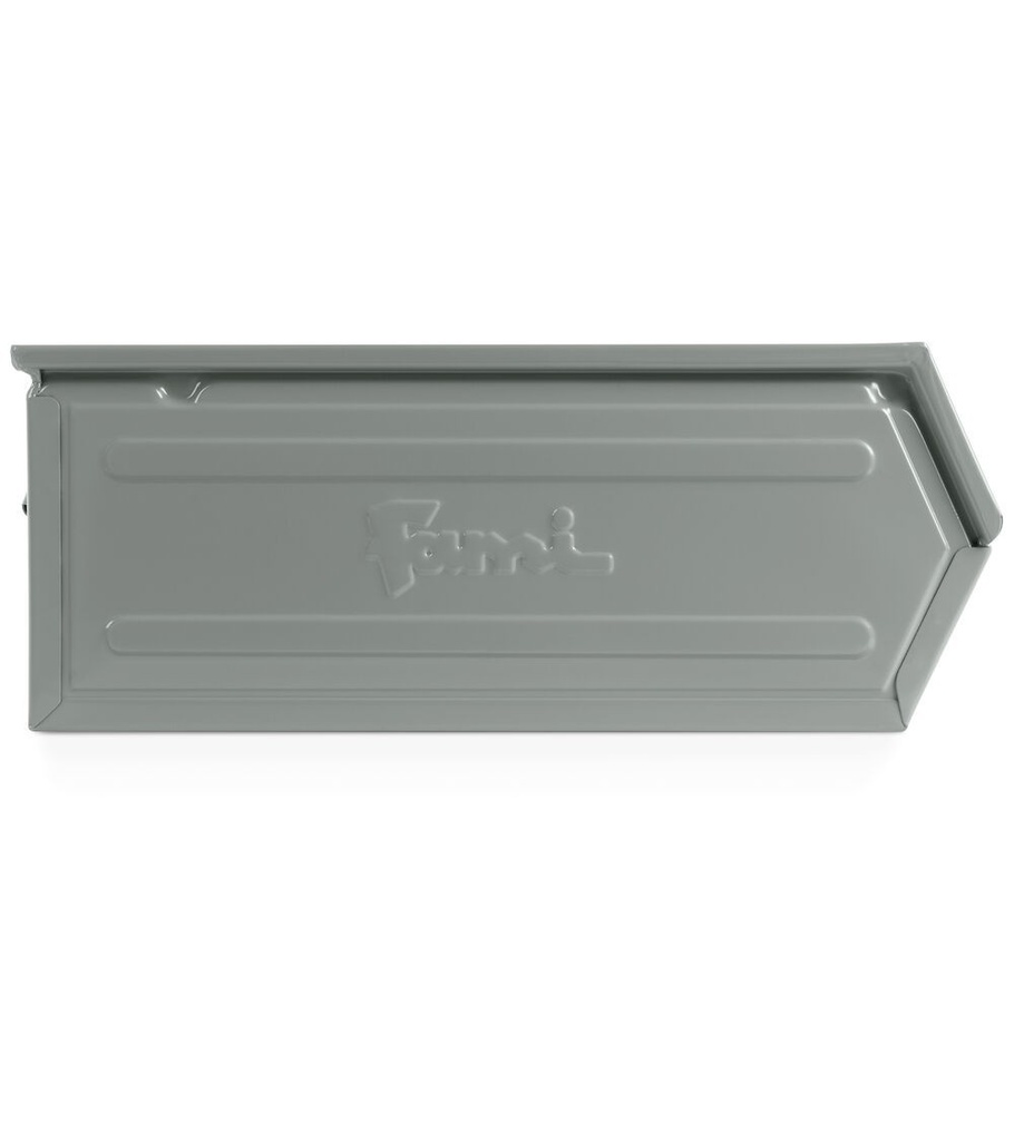 Contenitore in metallo mis. 4 – Grigio scuro (RAL 7000), Doppio traversino – foto 4