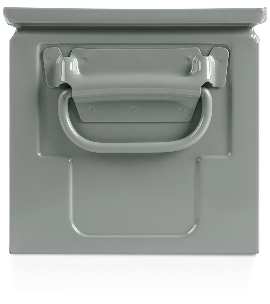 Contenitore in metallo mis. 3P4 – Grigio scuro (RAL 7000) – foto 3