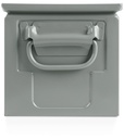 Contenitore in metallo mis. 3P4 – Grigio scuro (RAL 7000) – foto 3