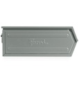 Contenitore in metallo mis. 3P4 – Grigio scuro (RAL 7000) – foto 4