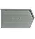 Contenitore in metallo mis. 4A5 – Grigio scuro (RAL 7000), Maniglia – foto 4