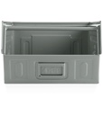 Contenitore in metallo mis. 4 – Grigio scuro (RAL 7000), Maniglia – foto 2