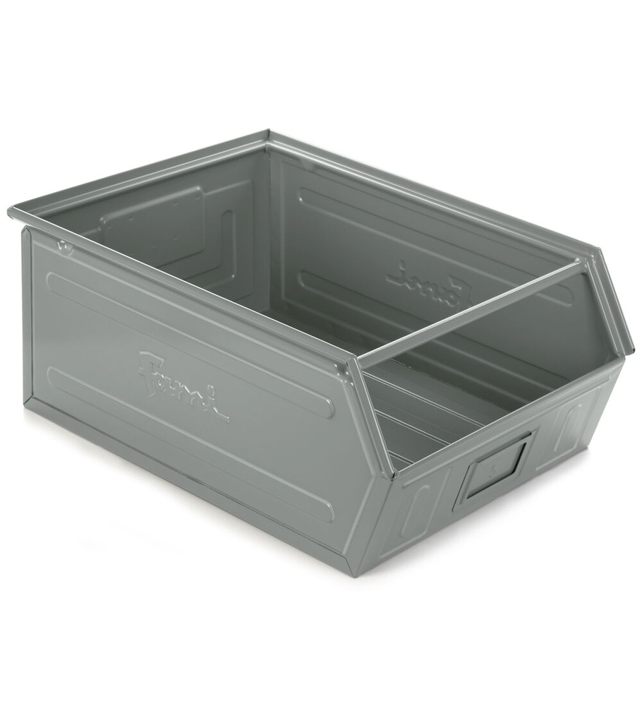 [FLS89000A01] Contenitore in metallo mis. 5 – Grigio scuro (RAL 7000), Maniglia