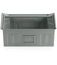 Contenitore in metallo mis. 5 – Grigio scuro (RAL 7000), Maniglia – foto 2