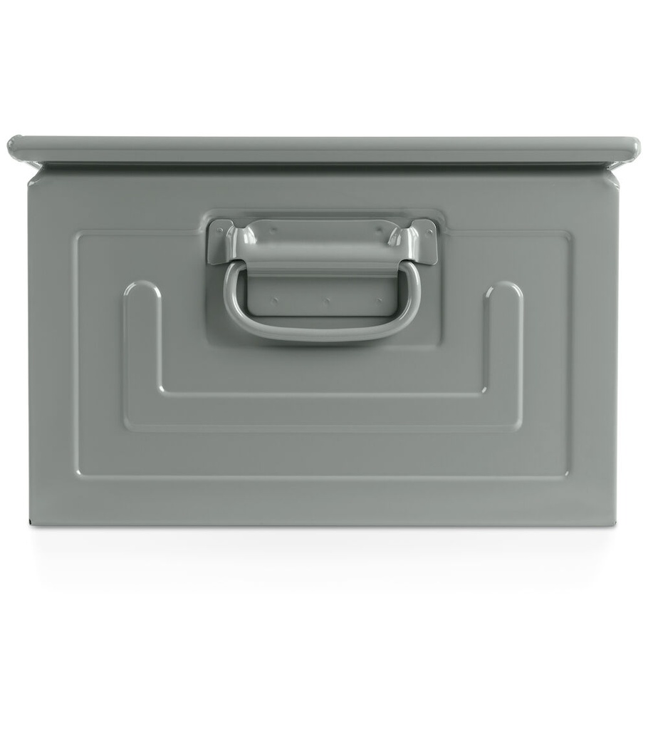 Contenitore in metallo mis. 5 – Grigio scuro (RAL 7000), Maniglia – foto 3