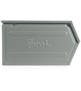 Contenitore in metallo mis. 4A5 – Grigio scuro (RAL 7000), Doppio traversino – foto 4