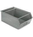 [FLS89010A01] Contenitore in metallo mis. 5 – Grigio scuro (RAL 7000), Doppio traversino