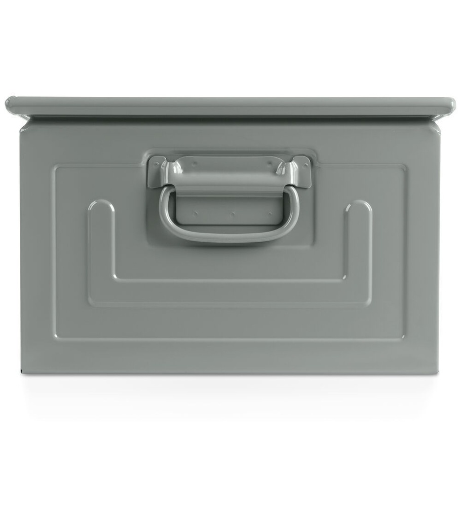 Contenitore in metallo mis. 5 – Grigio scuro (RAL 7000), Doppio traversino – foto 3
