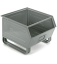[FLS81100A01] Contenitore in metallo mis. 5P4 – Grigio scuro (RAL 7000), Slitte