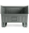 Contenitore in metallo mis. 5P4 – Grigio scuro (RAL 7000), Slitte – foto 2