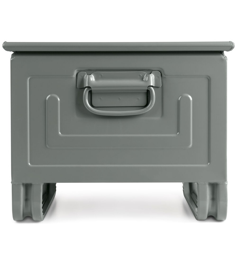 Contenitore in metallo mis. 5P4 – Grigio scuro (RAL 7000), Slitte – foto 3