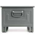 Contenitore in metallo mis. 5P4 – Grigio scuro (RAL 7000), Slitte – foto 3