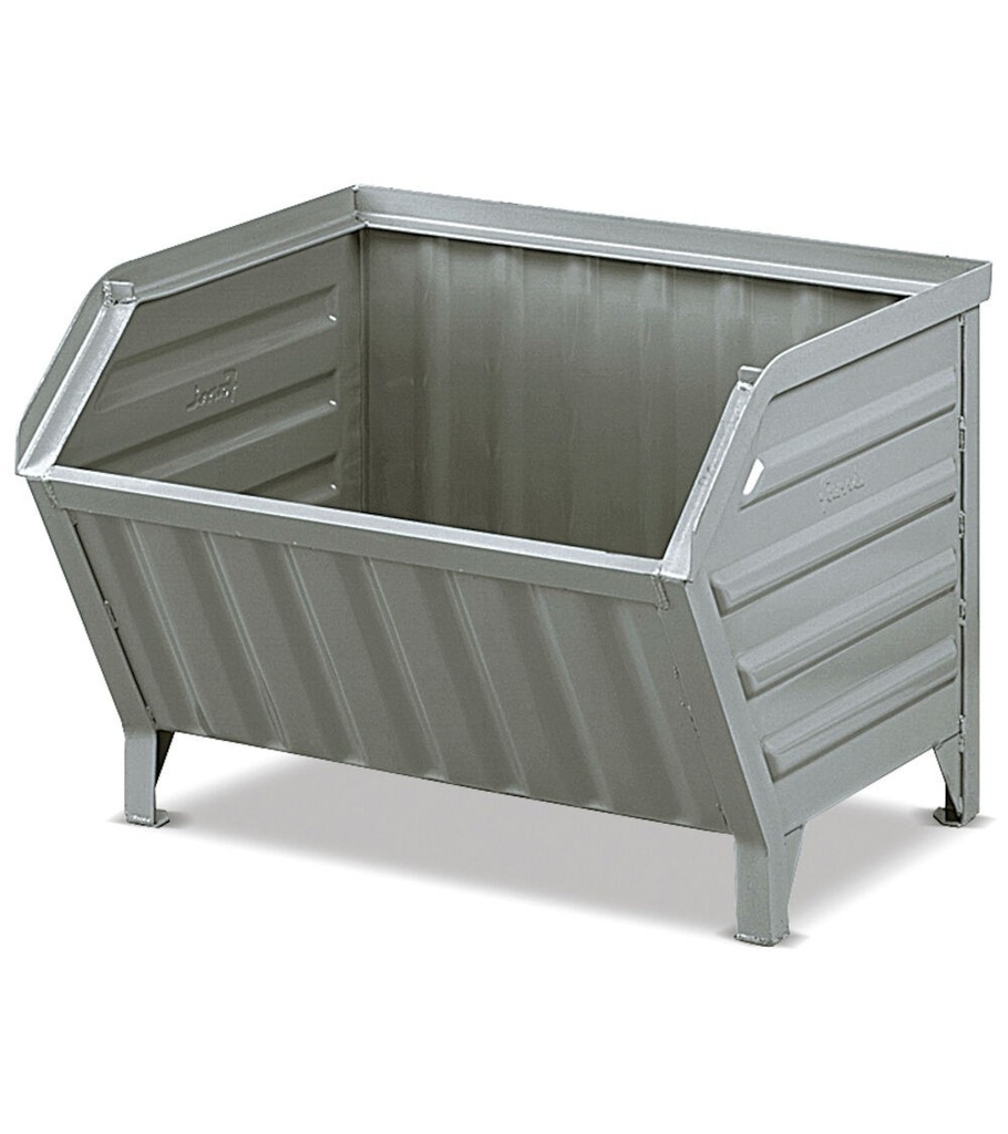 [FML05100A01] Contenitore industriale con apertura a bocca di lupo, L800 x P700 x H600 mm