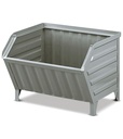 [FML05100A01] Contenitore industriale con apertura a bocca di lupo, L800 x P700 x H600 mm