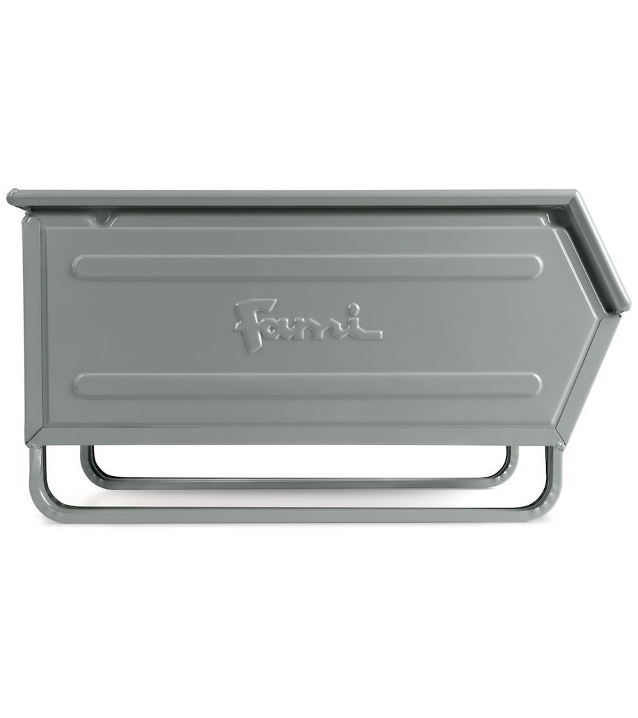 Contenitore in metallo mis. 5 – Grigio scuro (RAL 7000), Slitte – foto 4