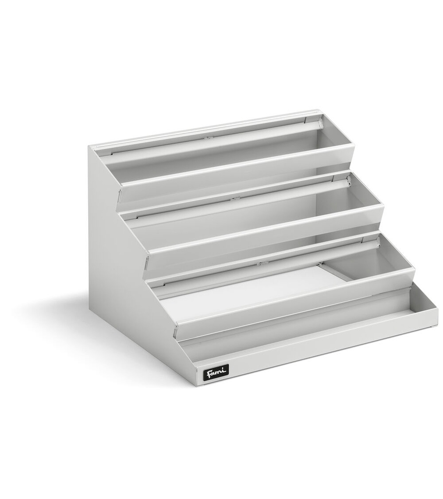 [FNC20100008] Telaio porta boccole da banco – Grigio chiaro (RAL 7035)