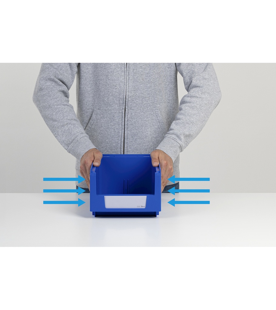 Contenitore in polipropilene Picking Box Mythos mis. 5 – Rosso traffico – foto 7