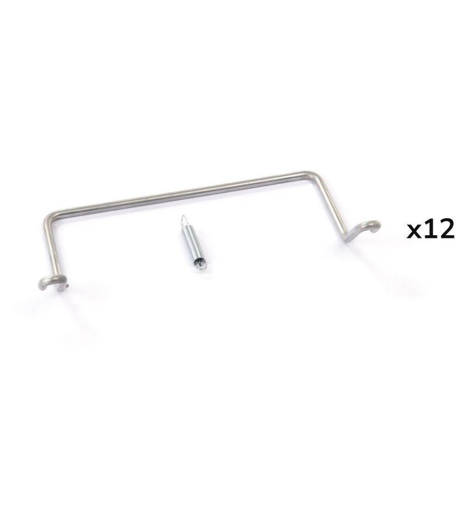 [FRKBX00KS1299] Kit 12 fermi posteriori per cassetta RK Box Classic, L152 x P55 x H49 mm