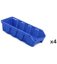 [FRKBX40KB0A32] Kit 4 contenitori RK Box Air, mis. 4014, L141 x P400 x H91 mm