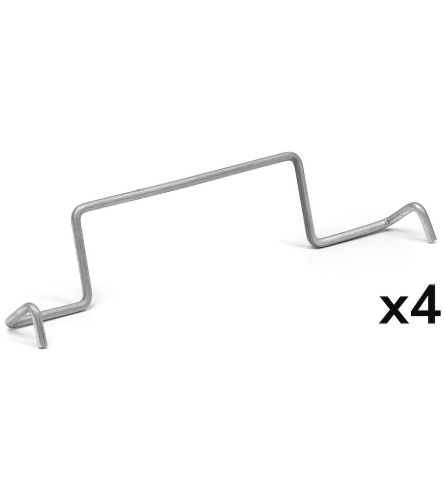 [FRKBX00KS0B99] Kit 4 fermi posteriori per contenitore RK Box Air – 195 × 26 × 53 mm