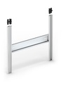 Telaio modulare e sovrapponibile per cassettiere Visual Box, L602 x P22 x H500 mm – foto 4