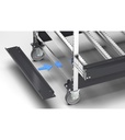 Coppia staffe di rinforzo per scaffale su ruote – 113 × 520 × 22 mm – foto 2