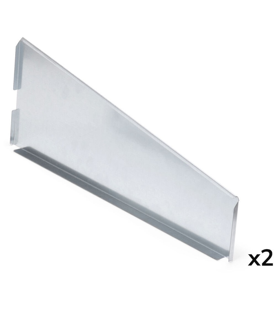 Coppia divisori trapezoidali – 16 × 393 × 187 mm – foto 2