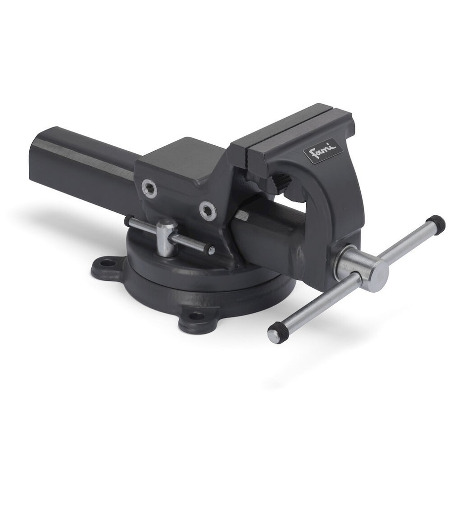 [IRONTEAM006] Morsa professionale con base girevole modello Work Go – 218 × 389 × 171 mm
