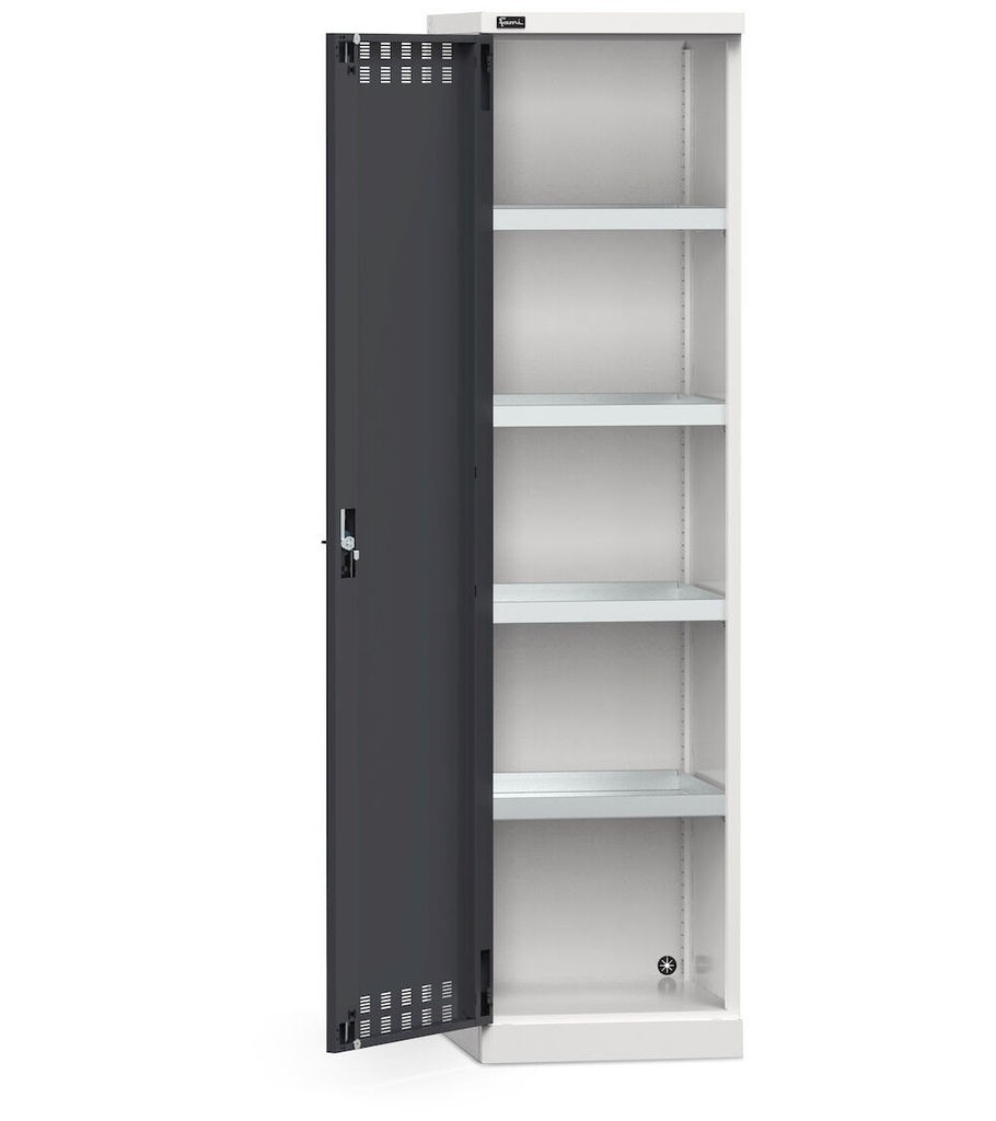 [GARAGE066] Armadio da officina con porta a battente fessurata, L 512 mm