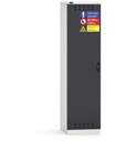 Armadio da officina con porta a battente fessurata, L 512 mm – foto 2