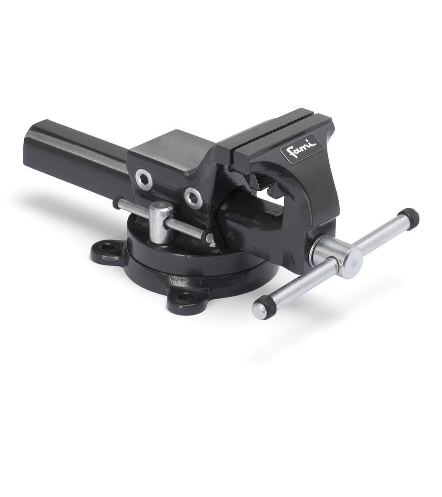 [IRONTEAM005] Morsa professionale con base girevole modello Work Go – 181 × 333 × 138 mm