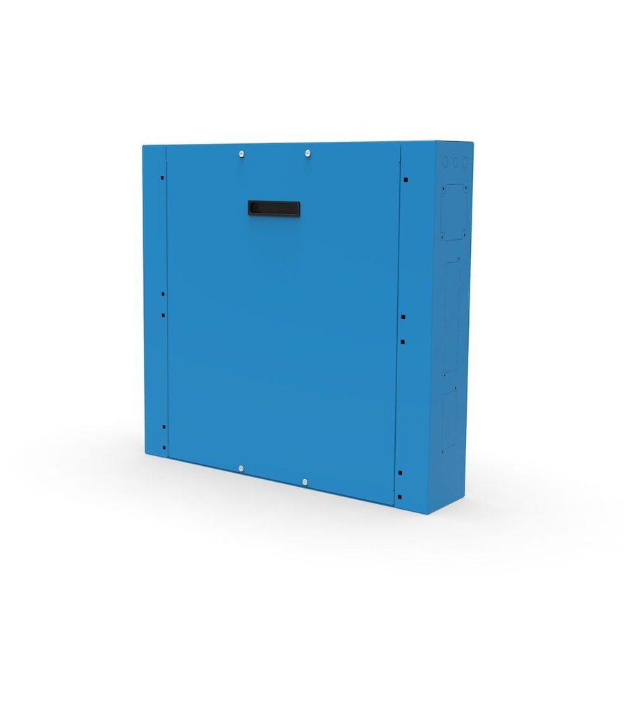[M03E070100V0004] Armadio per allacciamenti Work Master – H 700 mm – Blu (RAL 5012)