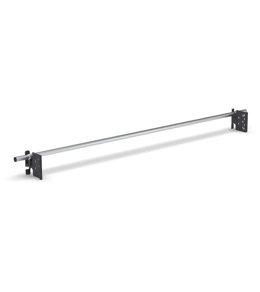 [IRONTEAM014] Tubo porta bobina con staffe, L1985 x P146 x H150 mm
