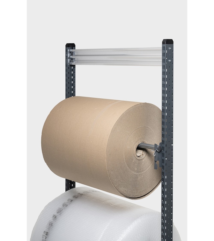 Tubo porta bobina con staffe, L1985 x P146 x H150 mm – foto 2