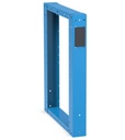 Gamba per banchi Work Master – 80 × 726 × 700 mm, Blu (RAL 5012) – foto 2